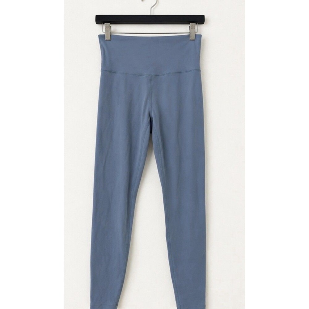 Lululemon Align High Rise Leggings Blue Gray Size 6 Women’s Yoga Pants